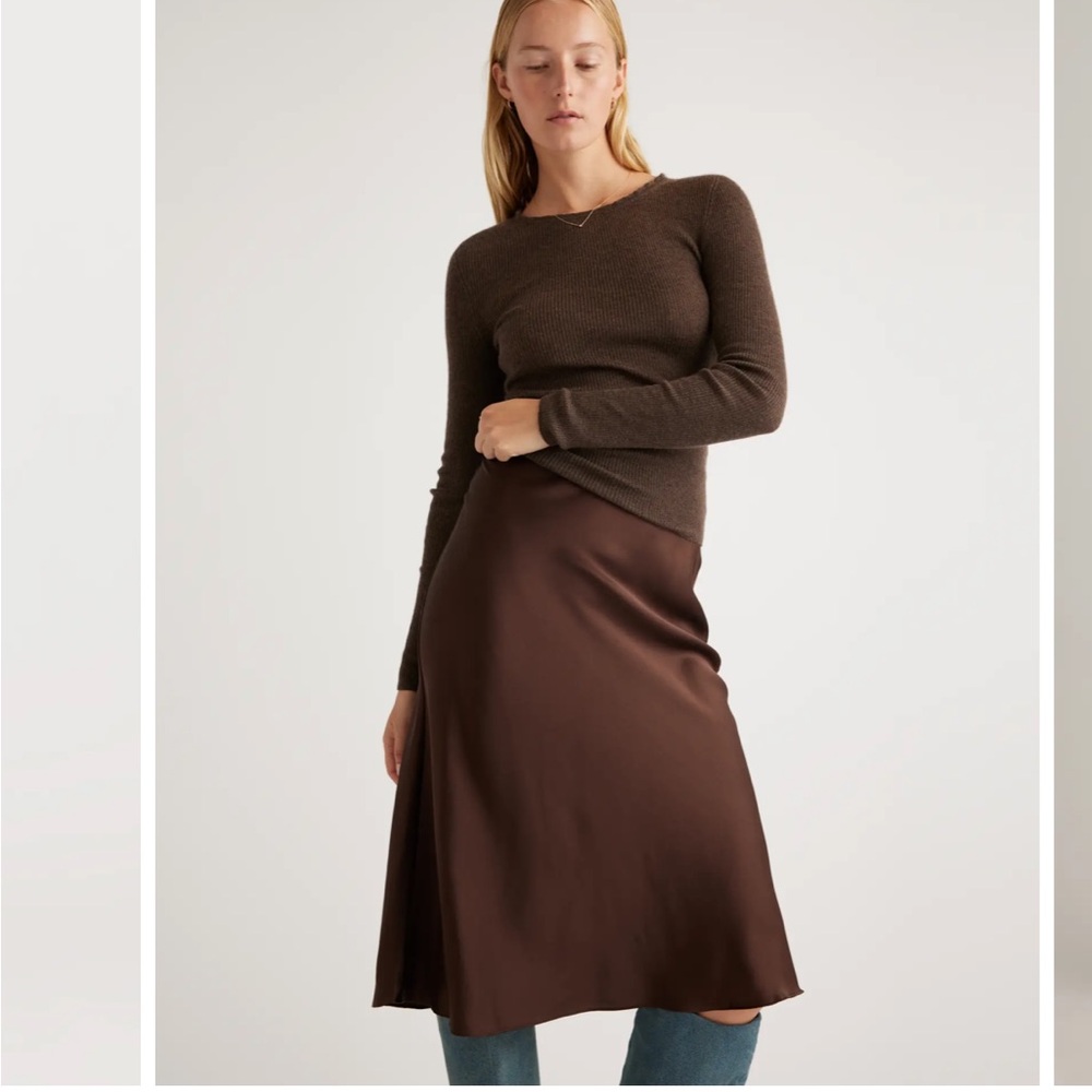 Quince Silk Skirt